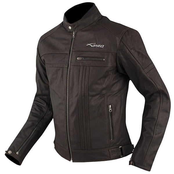 apro usnjena jakna majestic crna 2