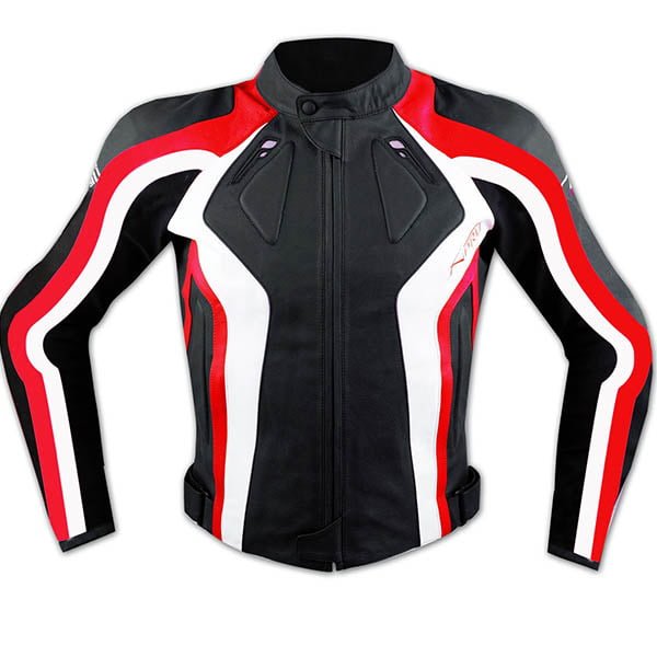 apro zenska usnjena jakna shiny lady rdeca