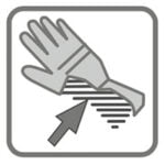 Gepolsterte Handschuhe