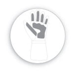 verstärkte Handfläche