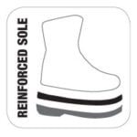 Extra verstärkte Sohle